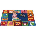 Carpets For Kids Toddler Blocks 6 ft. x 9 ft. Rectangle Carpet 6200